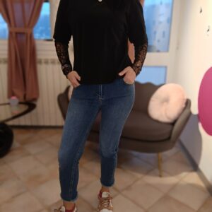 Susy mix Jeans orlo sfrangiato