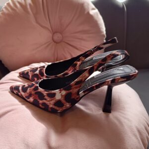 Slingback animalier