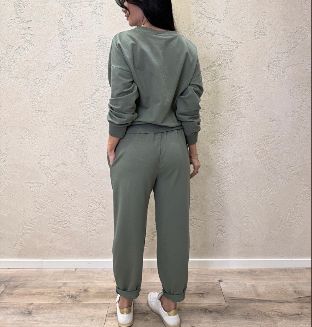 Tuta Susy Mix "verde militare" - immagine 2
